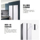 Refrigerador de doble puertas de caja de hielo de gran capacidad Samsung, flujo de aire completamente envolvente, conversión de frecuencia inteligente, refrigerador de panel de vidrio templado RS62R50371L/SC 655L White