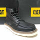 Carter Cat Herrenschuhe High Top Retro Martin Stiefel Herbst und Winter Arbeitsschuhe Herrenhöfe Outdoor Casual Short Stiefel Motorradstiefel Brown 39