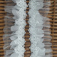 经典蝴蝶水溶花边雪纺压褶钉珠衣领裙摆窗帘搭配鞋帽婚纱礼服辅料 9225小蝴蝶网纱加珠 约13米