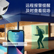 Caméra de surveillance Hikvision Ensemble 4 millions 4 millions de billes à double écran HD Surveillance Outdoor 360 degrés pas d'angle aveugle avec une surveillance à distance du téléphone mobile de la vision nocturne, y compris le disque dur de 4 To