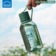 LOCK&LOCK summer tritan plastic cup sports water cup large capacity water bottle student male and female fitness water bottle ABF689GRN- 600ml