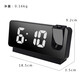 Ariman Modern Simple Projection Alarm Clock LED Large Screen Electronic Clock USB Plug-in Digital Bedroom Bedside Luminous Clock White 2282-Plug-in Model