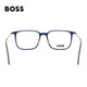 雨果博斯（HUGO BOSS）光学眼镜框男女款修饰脸型超轻方框近视眼镜架1484 DTY 56mm