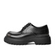 
Belle Thick Sole Derby Shoes Men's Shoes Winter New Commuter Formal Shoes Business Casual Leather Shoes A1695DM4 Black 41 (255mm)