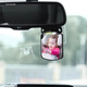 OIMGa Pillar Blind Spot Mirror Car Indoor Baby Rearview Mirror Car Interior Observation Mirror A-pillar Installed Lane Changing Auxiliary Mirror Suction Cup Blind Spot Interior Rearview Mirror Sticky (One Price)