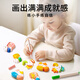 Meile Childhood Children's Handmade Plâlon Doll Diy Graffiti PEINTE BLAND GEL PLOUTER REFRIGERATOR