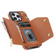 Jinhao iPhone14 Promax Reißverschluss Brieftasche Mobile Hülle Apple 13/12 Crossbody Protective Case Xsmax Kartenring Lanyard Persönlichkeit Red Apple iPhone 14 Pro