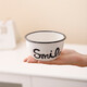 Super popular 4.75-inch rice bowl, large-capacity food supplement bowl, ceramic bowl, smiley face bowl, 2 bowls, 2 scoops