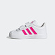Adidas (adidas) Clover Small Children's Shoes Sports Shoes Fashion Gold Label Shell Comfortable Board Shoes Men and Women's Casual Shoes EG3890/Little White Shoes - Pink One Year-Four Years Old 21