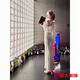 Meianjia dress skirt high-end light luxury princess style new style celebrity banquet temperament sexy long elegant fishtail performance white M 165