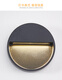 Lámpara de pie de pie de inducción de inducción de inducción de inducción de manera brillante. Lámpara de paso de escalera de escalera de escalón de la lámpara de lámina de látido LED Lámpara pequeña D691 228*81 mm 6W Luz tibia