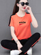 
Woodpecker (TUCANO) short-sleeved cropped trousers sports suit for women in summer 2024 new middle-aged mother fashionable casual sports suit two-piece set Royal Blue [9-point set] WK695 long XL (recommended 110-125 Jin [Jin equals 0.5 kg])