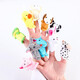 East Tiandi Eltern-Kind Interaktive Tier Finger Puppe Plüsch Finger Puppen Spielzeug Kindergarten Komfort Puppenhandschuhe Tier Fingerspeicher [zehn Finger Tierstil]