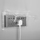 International Electrician Type 118 Socket Waterproof Box One, Two and Three Positions Sticky Switch Protective Cover Bathroom Four-Position Splash-proof Box Cover Type 118 Triple Waterproof Box Transparent
