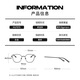 Molspesion Myopia Brille Herren-Legierung polygonaler Frauenmodell kann mit Zahlenbrillen Rahmen Anti-Blau-Licht MJ7373 B11 Semi-Light Matte Black Einzelrahmen abgestimmt werden