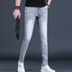
KuRenTou high-end jeans for men's trendy versatile slim-fitting long pants for 2025 spring and summer new men's pants 1048 black regular 28