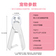 Cute pet cat and dog nail scissors pet nail clipper with light illuminating blood line anti-splash with file LED white