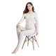 AB AB ARCENA COLLADO MUJERES COLLO REDECTO COLLO ESTRING ESTRINGO COLORTE Color tejido Rayas de otoño de otoño R841 tiras de color gris de arroz 2xl (170/100)