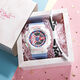Park RI Watch Schüler Junior High School weiblich Ins Stil Internet Berühmtheit Einfache elektronische Uhr Harajuku Sport frisch 918 692-32 Pink Gold Watch + Batterie