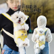 Hippie dog (hipidog) dog shoulder portable harness pet backpack dog bag backpack dog artifact cat dog carrying chest cat bag Becca yellow bear M (recommended weight 6-10 Jin [Jin equals 0.5 kg])