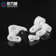 Guwanji R-type cable management clip thickened plastic U-shaped pipe clamp fixed button cable buckle fixed cable buckle wire fixed white CC-0 100 pieces