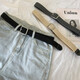 Feikawei Lazy Belt Stretch Canvas Belt Männer und Frauen lässig Outdoor Student Jeans Militär Training vielseitiger gewebter Gürtel [Quadratschnalle] Grau