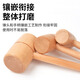 Jinmange woodworking tools beat the waist and back to install wooden hammer wooden hammer beech hammer solid wood hammer wooden mallet wooden hammer 50x75mm arc large size