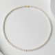 Queen of Pearls 14K Gold Freshwater Pearl Necklace Female Highlight 4-5mm Pearl Clavicle Chain