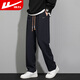 Warrior casual pants men's spring and autumn loose straight -legged pants men's trend wild sports pants men's pants
