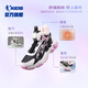 Jordan Girls' Cotton Shoes Big Children's Winter Velvet Sports Shoes Children's Knob Buckle Children's Shoes Black/Moonlight Pink 35