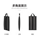 Gu Jianmu shoes storage bag travel storage shoe bag waterproof shoe bag sneaker storage bag trunk sports L black big