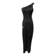 Tangjun Club nocturno para mujeres Sexy Dress Sexy Club nocturno Pemperamento Ropa de trabajo Mostrando figura Figura de cintura alta Vestido de noche Falda larga S
