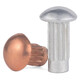 Jinggong aluminum sign rivets copper nameplate rivets trademark rivets solid knurled rivets twill aluminum rivets GB827 aluminum 2*4 200 pieces