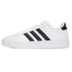 Adidas official ship store men's shoes, new summer three-stripe board shoes, leather sports shoes, wear-resistant casual shoes, men's 9195-white-mainly recommended style 41