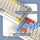 Langtu (LANGTU) GK85 Xinghai three-mode hot-swap gaming mechanical keyboard Wired wireless Bluetooth gaming office keyboard Golden axis