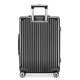 Fandia suitcase men's 28-inch universal wheel trolley case women's large-capacity suitcase password box leather suitcase black