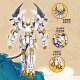 Xiaoluban Pacific Rim Mech Building Block Deformation Robot Modelo de ensamblaje Compatible con LEGO Boy Day's Toy Regalo de juguete White Slot Mech [679 Gránulos]