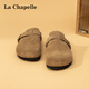 La Chapelle Frauenschuhe, dicke Sohle Halbschuhe, vielseitige ein Fuß besetzte Gelegenheitsbirkenstock-Schuhe-002 Khaki 38