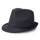 Changyin Summer summer cool hat men's hat top hat sun hat linen jazz hat spring and autumn linen beige slightly small 57 cm