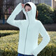 DeTING (DETING) sun protection clothes for women 2023 new ice silk sun protection shirt for summer riding thin versatile sun protection clothes for ultraviolet jacket gray average size (80-130Jin [Jin equals 0.5 kg])