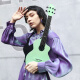 唐农（DONNER）尤克里里C1复合碳纤维儿童小吉他初学者男女乌克丽丽ukulele乐器 抹茶绿【碳纤维】 C104 23寸