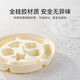 英氏（YEEHOO）宝宝蒸糕模具婴儿辅食工具圆形香肠磨具硅胶食品级耐高温冷冻 辅食模奶白色【食品级更安全】