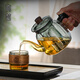 Gaoming 2024 new glass tea and water separation teapot for tea household thickening and high temperature resistance special tea and boiling water teapot