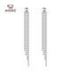 Aido Diamond pt950 platinum baby's breath tassel earrings fashionable platinum earrings tassel long earrings (one pair) weighing 3.8-4.0 grams