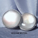 WILLIAM MILTON深海贝母法式袖扣链男轻奢双头纽扣配饰高端礼盒装 银色彩贝