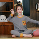 Disney (Disney) Girls-Entwickler warme Unterwäsche Set Kinderpyjamas Herbst Winter Girls Herbsthosen Herbsthosen verdickter Basishemd LDE1416 Yugui Hundemädchen 170 Größe 16 [140 cm/50-60jin [Jin gleich 0,5 kg]]