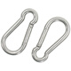 Hesdig JG-54 304 stainless steel spring hook, hoist quick release buckle, spring buckle, chain buckle, safety buckle, spring buckle M4 (5 pieces) Beijing warehouse flash delivery