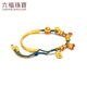 Liufu Schmuck Full Gold Funafu Lion Danz 5d Hart Goldfarbe Handwerk Gold Seilarmband Kette A01TBGB0022 7,88 Gramm (einschließlich Arbeitskosten 3522 Yuan)