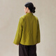 Zhaobentang Winter neuer Baumwollmantel -Baumwolljacke Frauen chinesischer Stil Neues chinesisches Baumwoll- und Leinen warmes Top W12588 Lila S (160/84a)