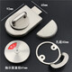 Aoyan Laicheng's public toilet latch lock bathroom partition 304 stainless steel indicator lock partition hardware occupied or unoccupied door lock